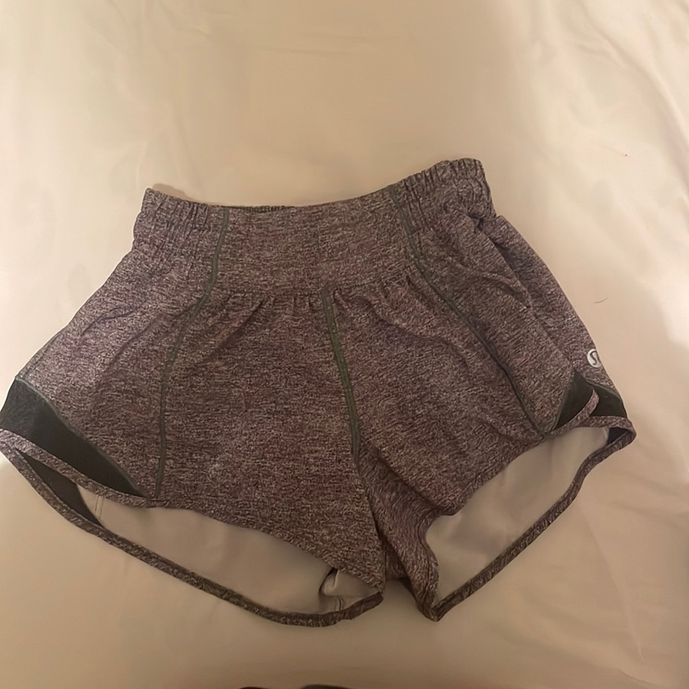 Size 0 LULULEMON SHORTS gray